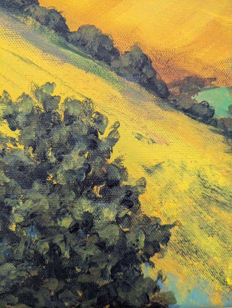 Original Abstract Landscape Painting by Judy Century