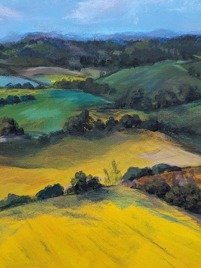 Original Abstract Landscape Painting by Judy Century