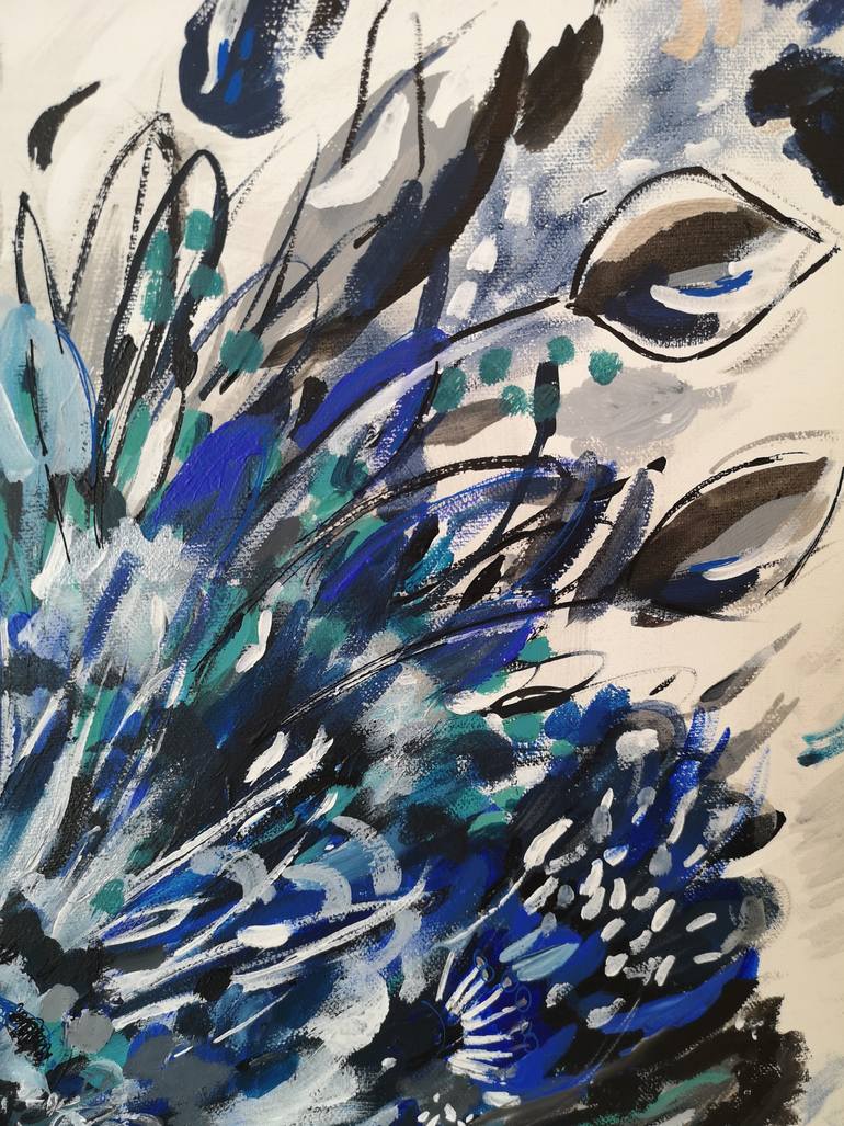 Original Abstract Expressionism Abstract Painting by Judy Century