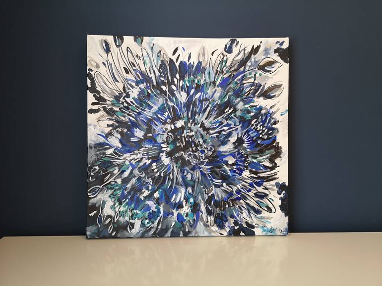 Original Abstract Expressionism Abstract Painting by Judy Century