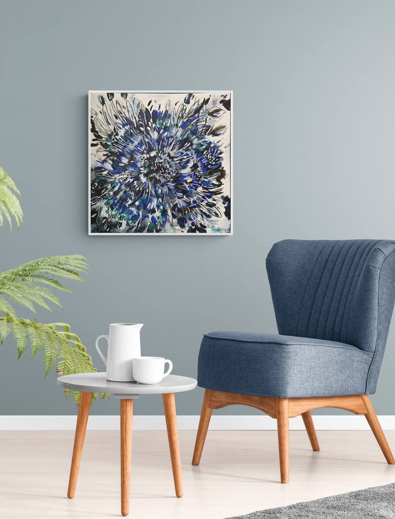 Original Abstract Expressionism Abstract Painting by Judy Century