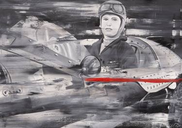 Original Documentary Automobile Paintings by Sophie Pirot