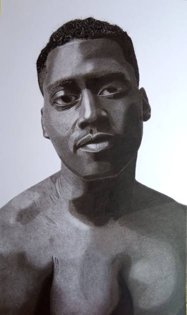 Original Realism Portrait Drawings by Samuel Belawu