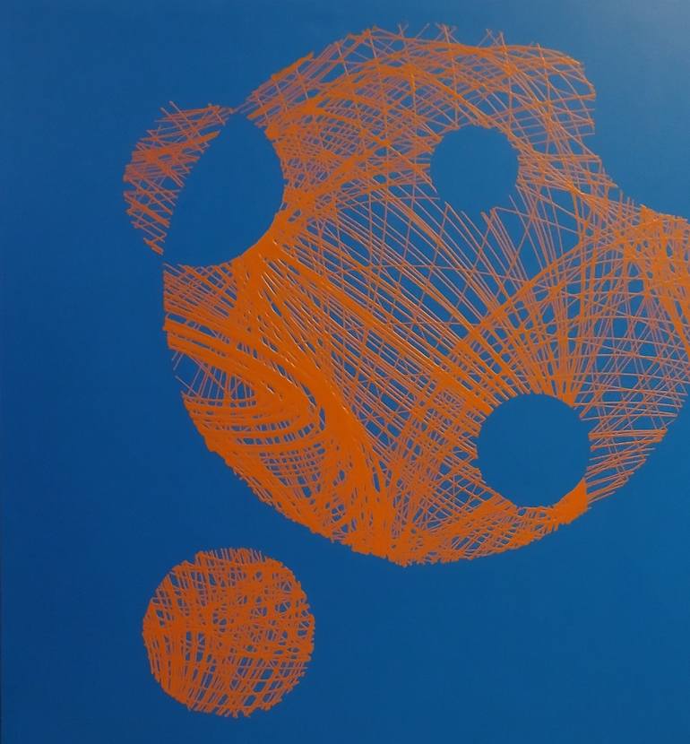 Original Contemporary Abstract Painting by Luis Enrique Feichtenslager