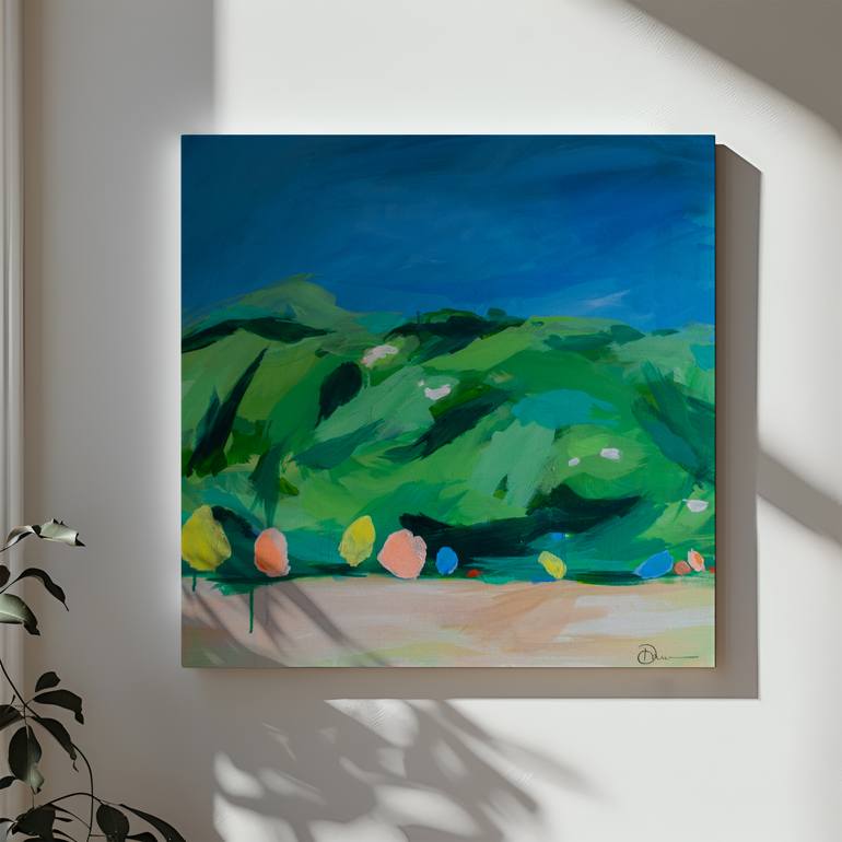 Original Abstract Landscape Painting by Danielle Neill