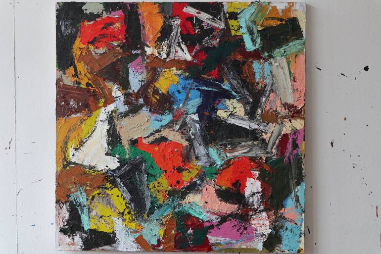 Original Abstract Expressionism Abstract Painting by Ethan Newman