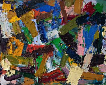 Original Abstract Expressionism Abstract Paintings by Ethan Newman