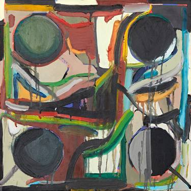 Original Abstract Expressionism Abstract Paintings by Ethan Newman