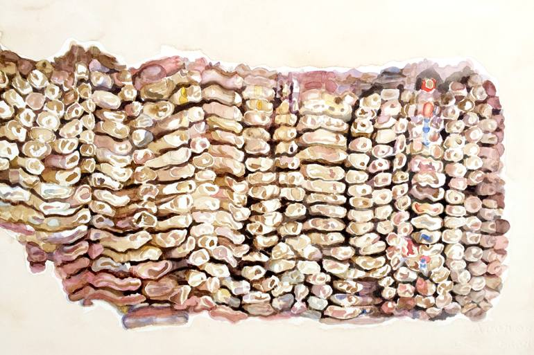 Original Conceptual Food Painting by Eric Reyes-Lamothe