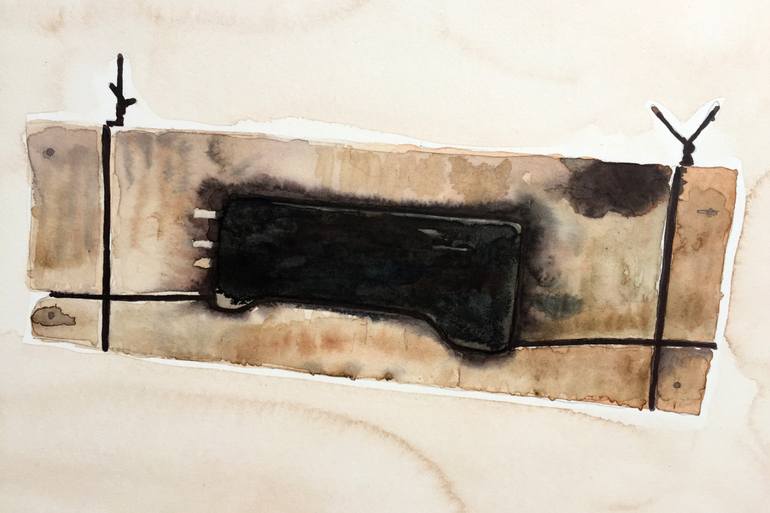 Original Conceptual Food Painting by Eric Reyes-Lamothe