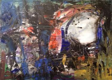 Original Abstract Expressionism Abstract Paintings by Maciek Szczurek