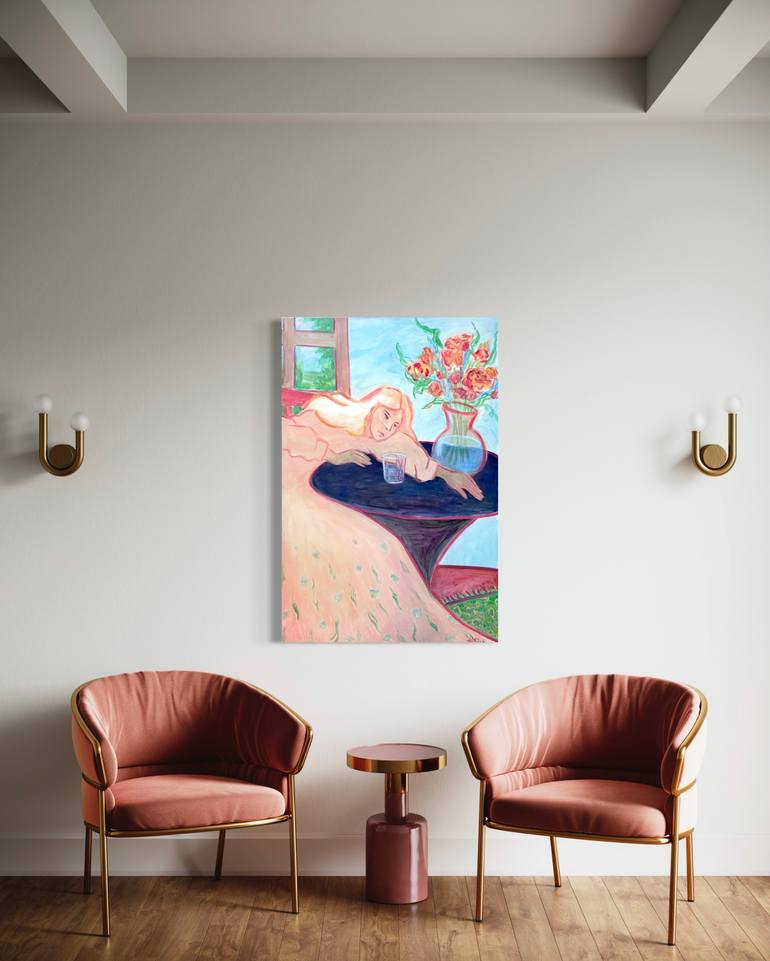 Original Contemporary Women Painting by Alina Khvan