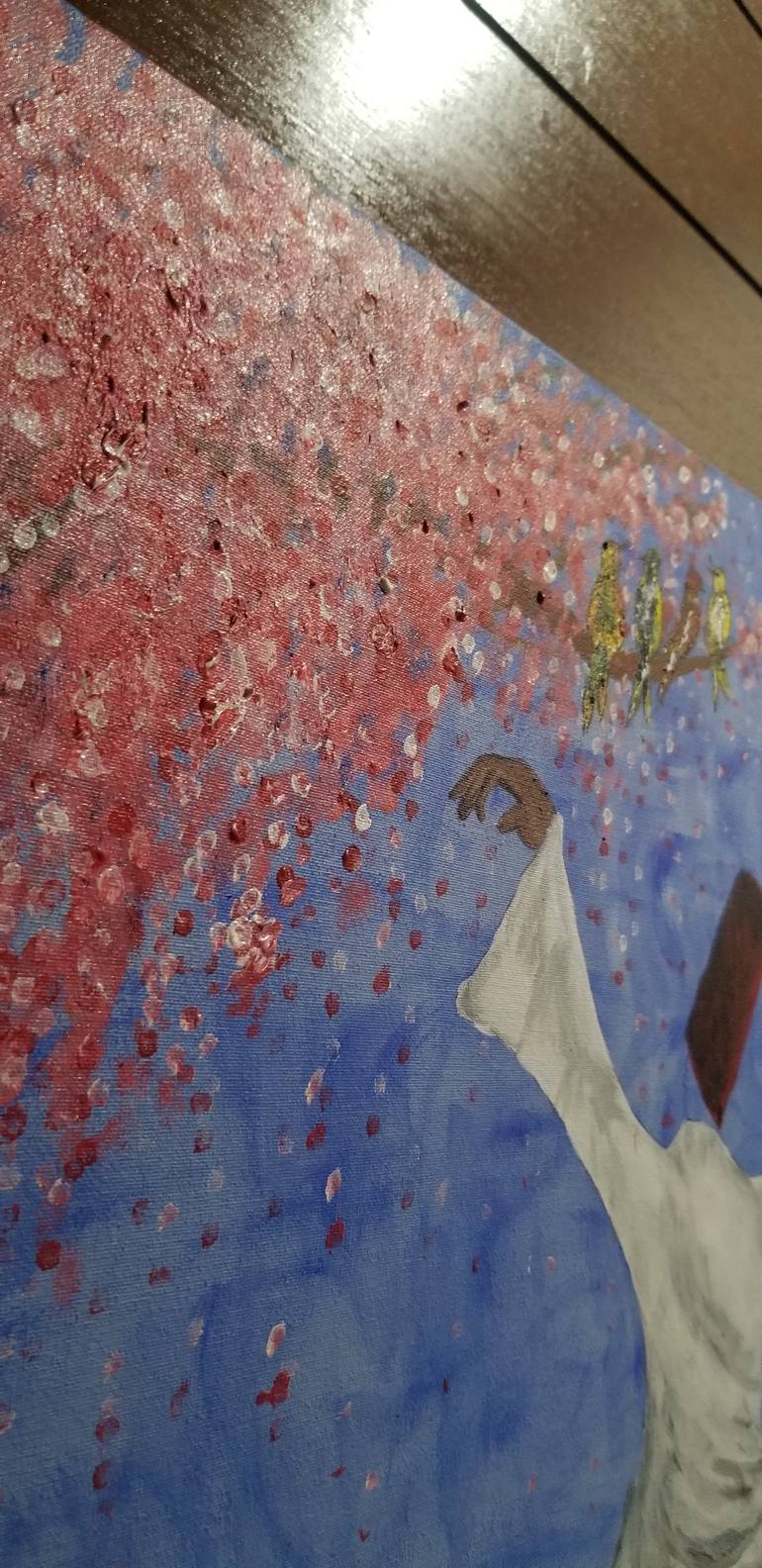 Original Abstract Calligraphy Painting by Abdullah Rahat