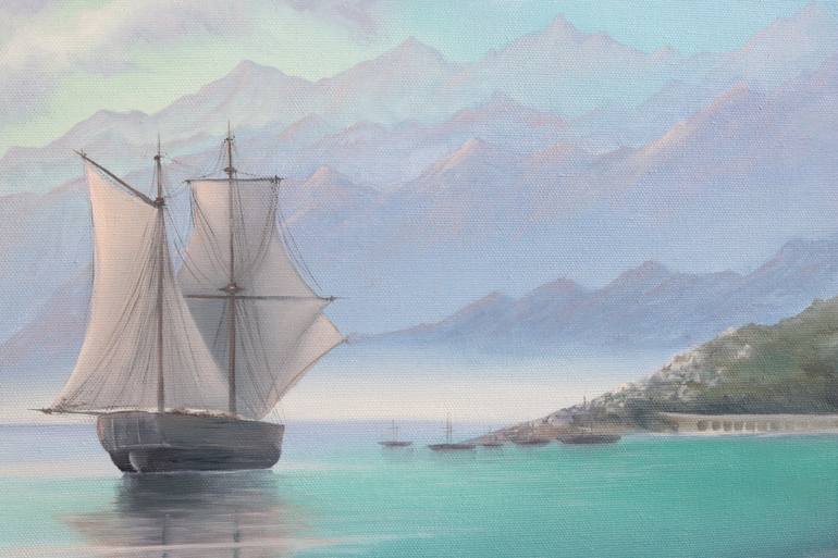 Original Realism Seascape Painting by ANNA KULAK