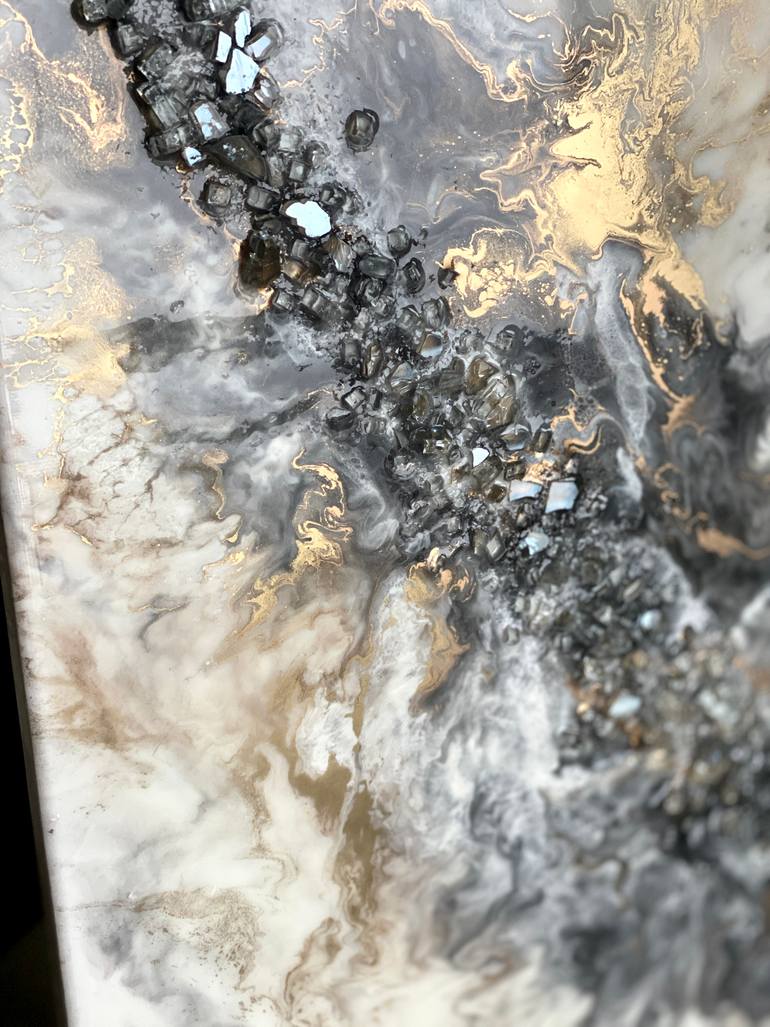 Original Abstract Expressionism Abstract Painting by Mai Kamaleldin
