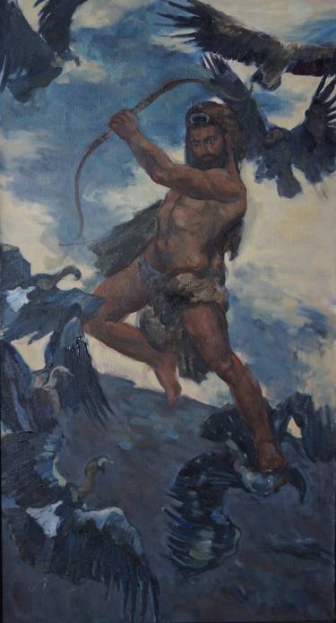 Original Classical mythology Paintings by Inna Kunitzina