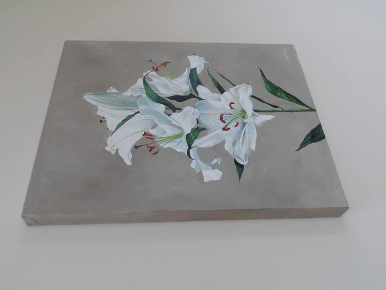 Original Realism Floral Painting by Alan Taylor