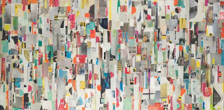 Original Modernism Abstract Collage by Whitney Wolff