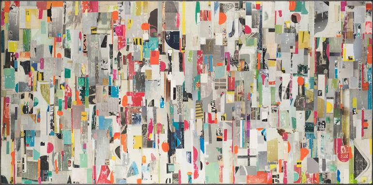 Original Modernism Abstract Collage by Whitney Wolff