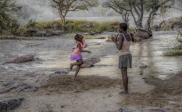 Saatchi Art Artist Giuseppe Potente; Photography, “Two Girls of Kunene River - Limited Edition of 100” #art