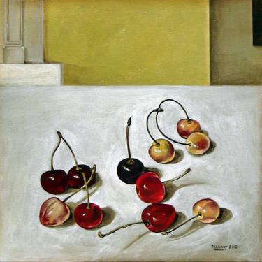 Original Figurative Still Life Paintings by Patrice Lannoy