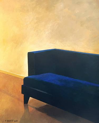Original Figurative Interiors Paintings by Patrice Lannoy