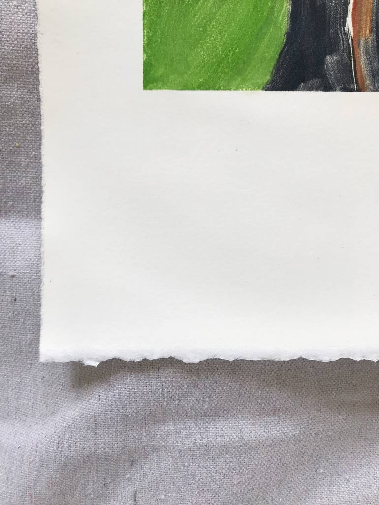Original Abstract Botanic Painting by Molly Mansfield