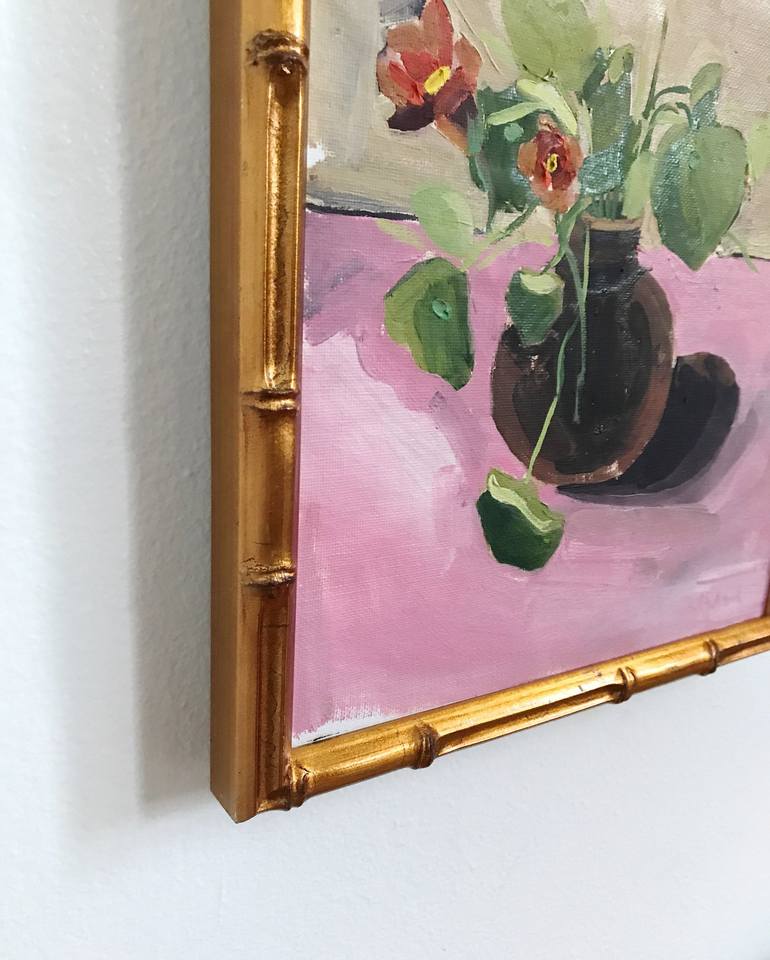 Original Impressionism Floral Painting by Molly Mansfield