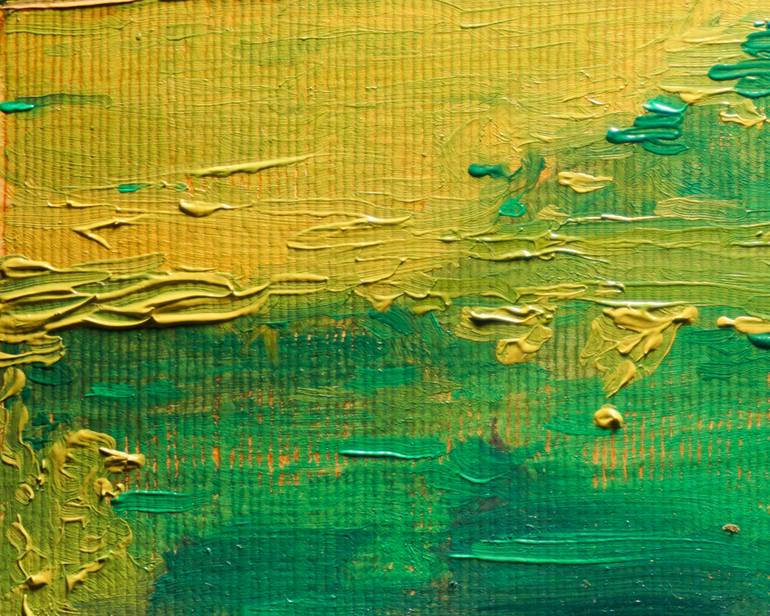 Original Impressionism Landscape Painting by Nuhaize Ahmed