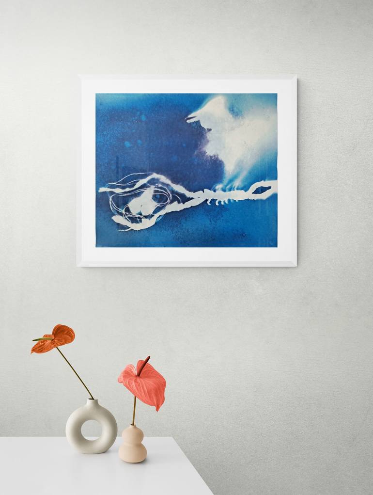 Original Figurative Animal Printmaking by Johanna Aenderl