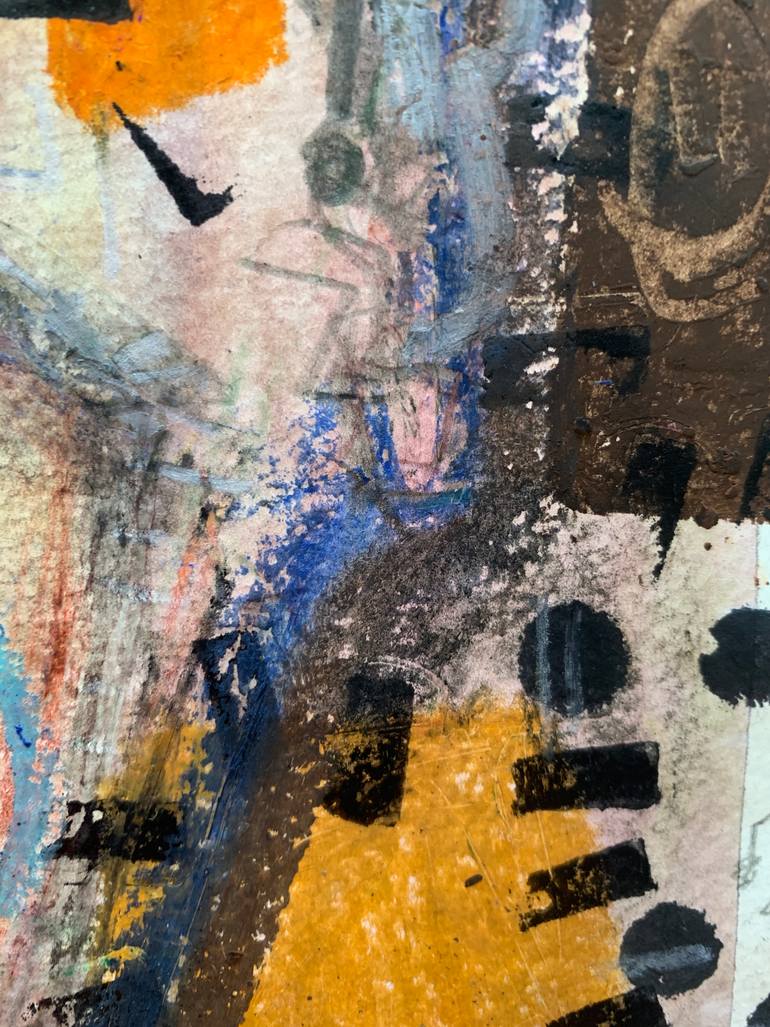 Original Abstract Expressionism Cities Painting by Made By Rytami