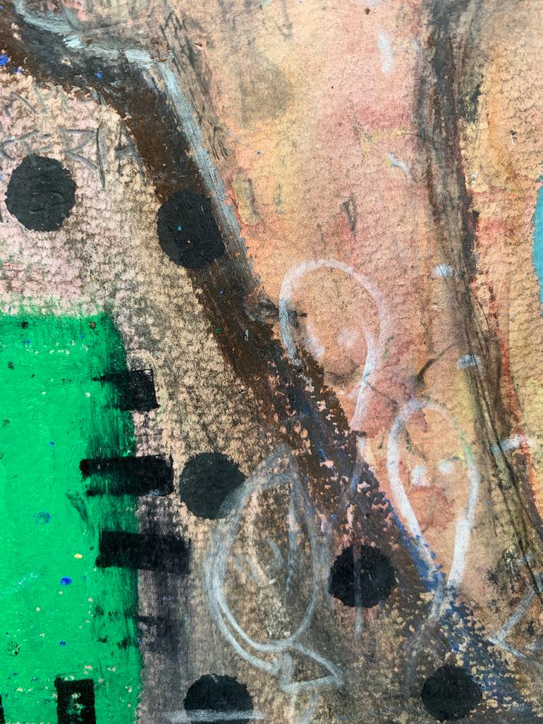 Original Abstract Expressionism Cities Painting by Made By Rytami