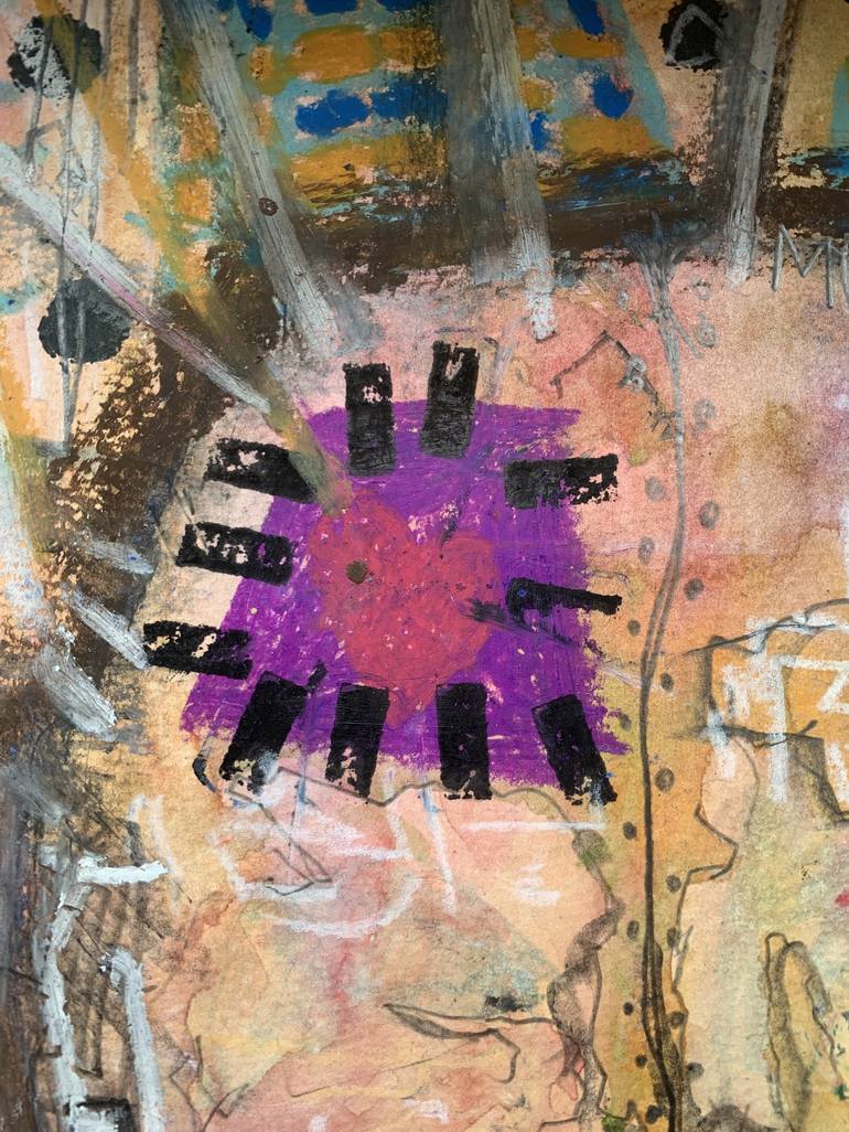 Original Abstract Expressionism Cities Painting by Made By Rytami