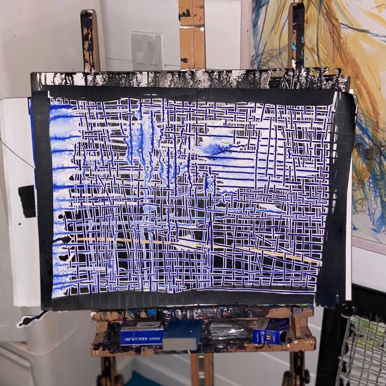 Original Other Abstract Painting by Mette Mitchell