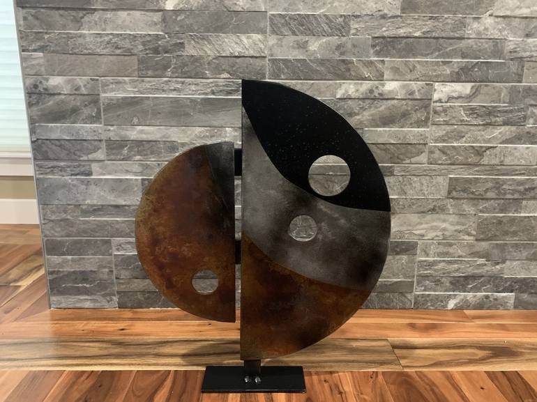 Original Abstract Sculpture by Ron Wight