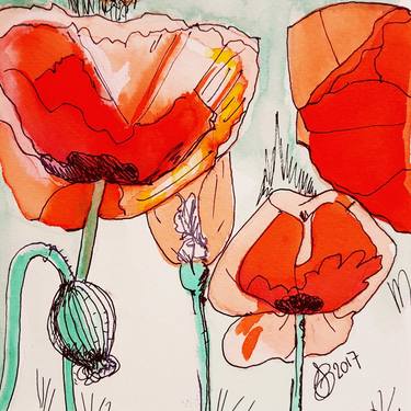 Print of Floral Paintings by Jannet Otten