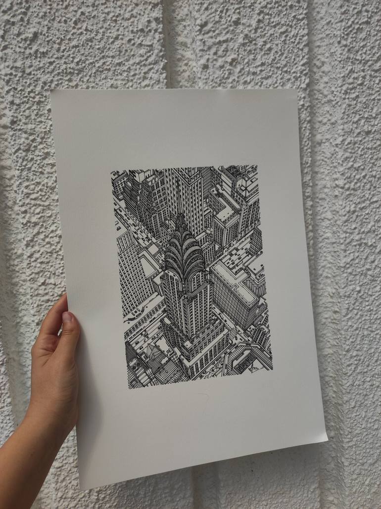 Original Architecture Drawing by Lera Ryazanceva