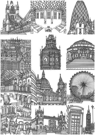 Print of Illustration Architecture Drawings by Lera Ryazanceva