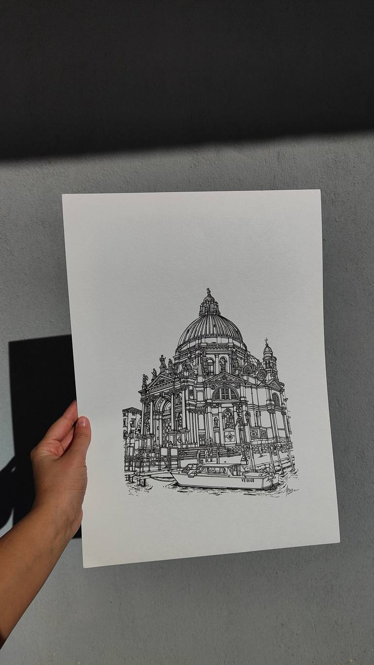 Original Architecture Drawing by Lera Ryazanceva