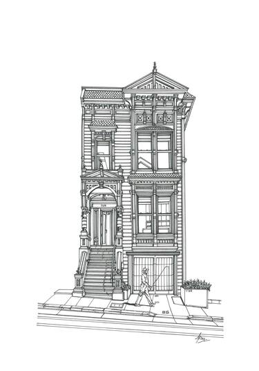 Print of Illustration Architecture Drawings by Lera Ryazanceva