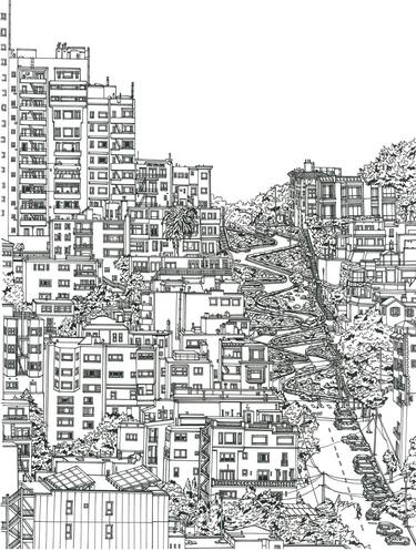 Print of Architecture Drawings by Lera Ryazanceva