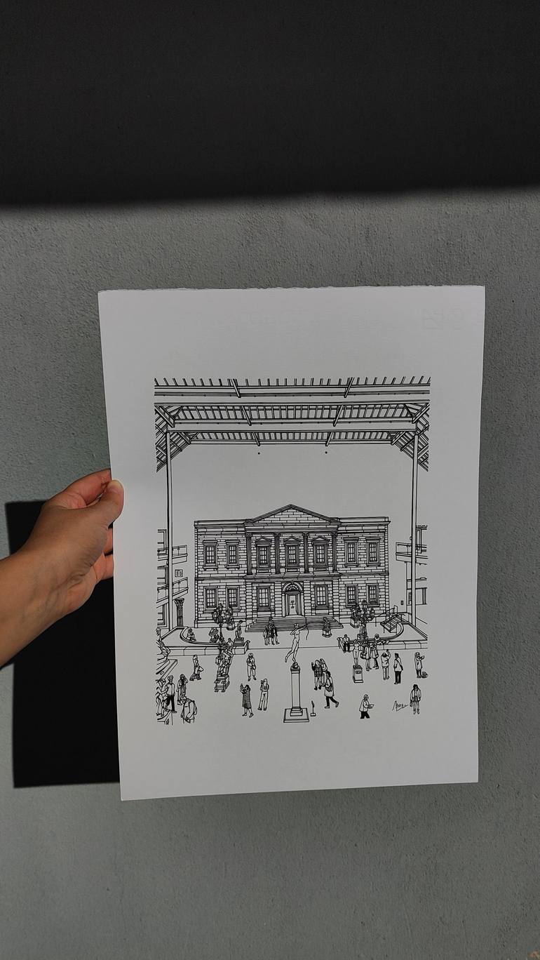 Original Architecture Drawing by Lera Ryazanceva