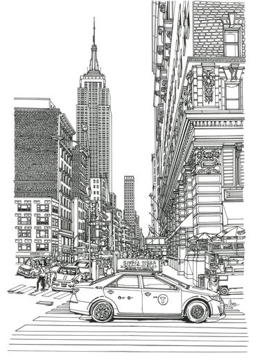 Print of Illustration Architecture Drawings by Lera Ryazanceva