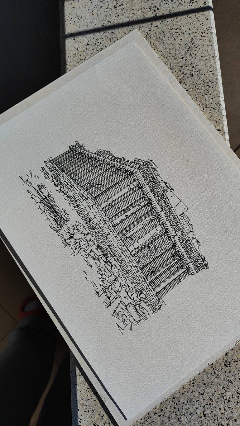 Original Architecture Drawing by Lera Ryazanceva