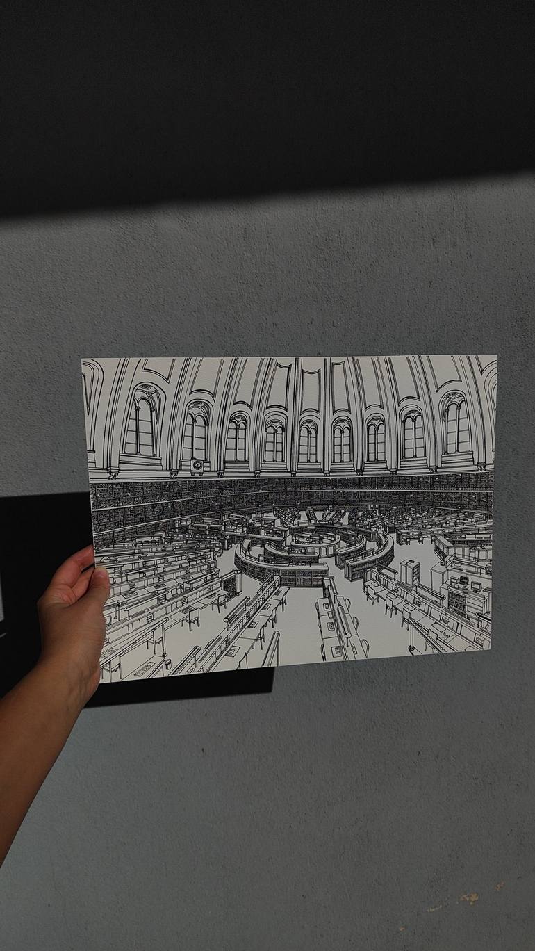 Original Architecture Drawing by Lera Ryazanceva