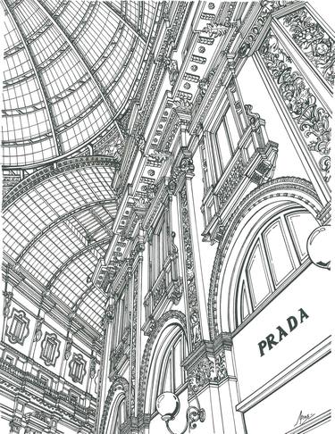 Print of Illustration Architecture Drawings by Lera Ryazanceva