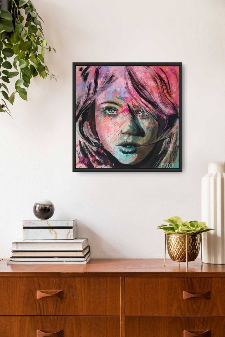 Original Fine Art Portrait Painting by femke kock