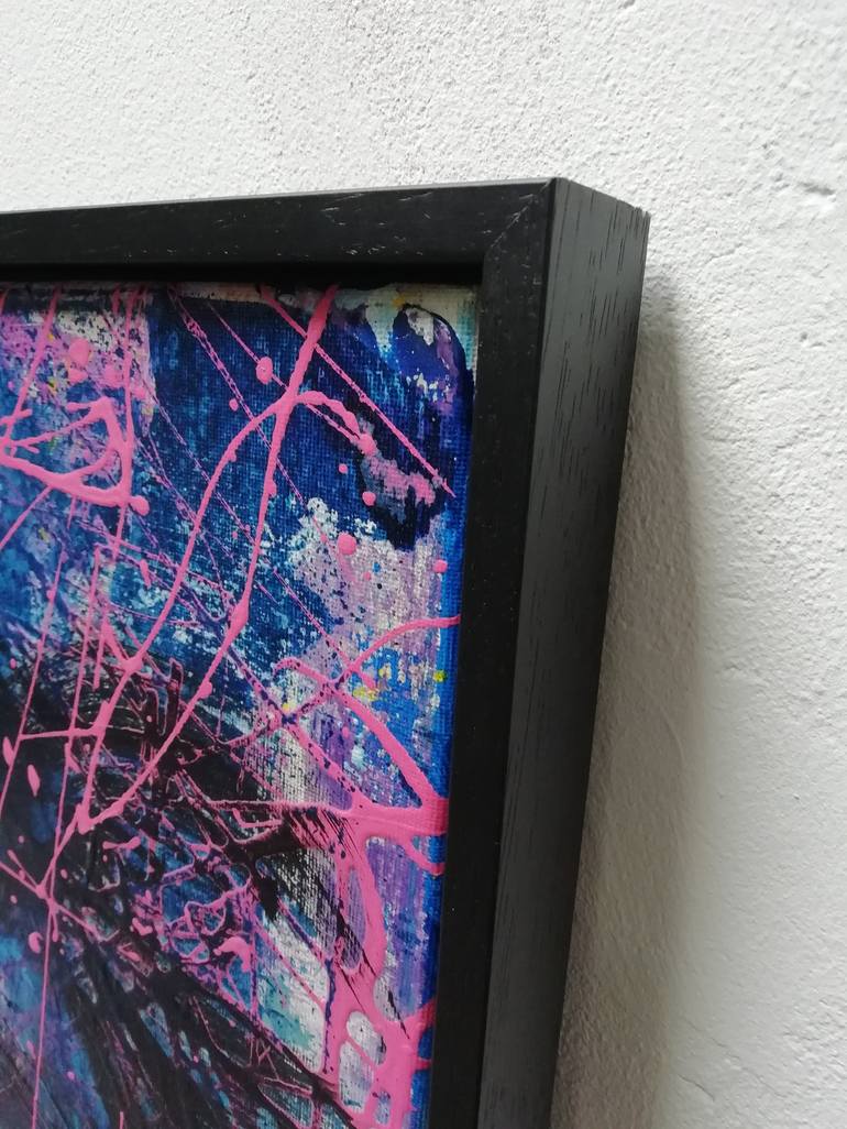 Original Abstract Portrait Painting by femke kock