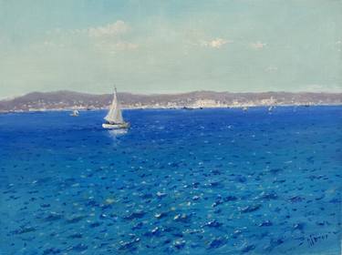 Print of Impressionism Seascape Paintings by Karen Darbinyan