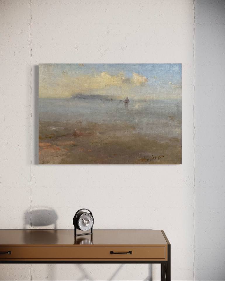Original Impressionism Seascape Painting by Karen Darbinyan